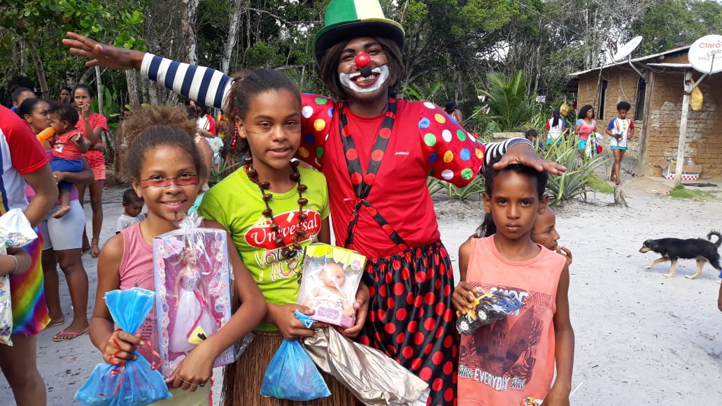 Projeto Criança Feliz promove atividades com crianças indígenas no sul da Bahia