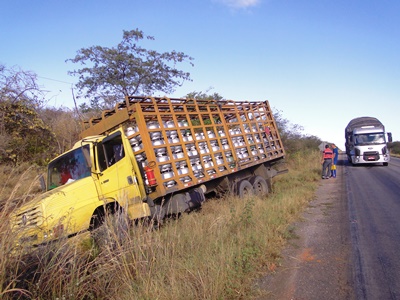 Brumado: Acidente com caminhão na BR-030