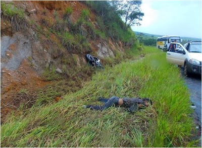 Motociclista morre em grave acidente na estrada Itapetinga/Macarani