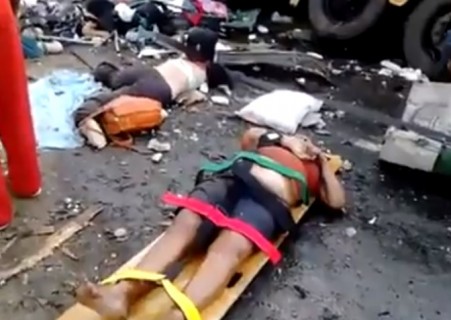 Acidente com trator e ônibus: Vídeo chocante mostra momentos após acidente na BR 110