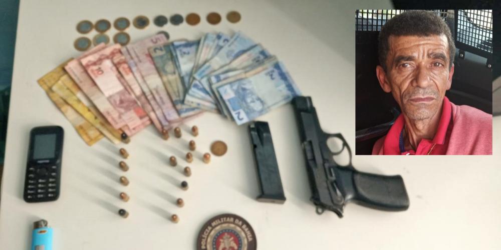 Guanambi: Homem é preso no bairro Monte Pascoal com arma de uso restrito 