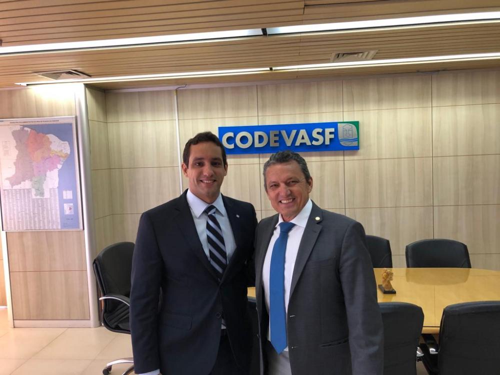 Charles Fernandes discute com Presidente da Codevasf a execução de obras na região Sudoeste através de suas emendas parlamentares