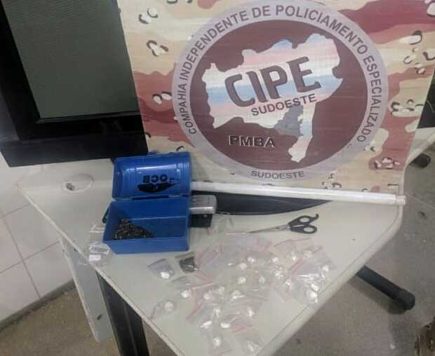 Guanambi: Homem é detido acusado de tráfico de drogas 