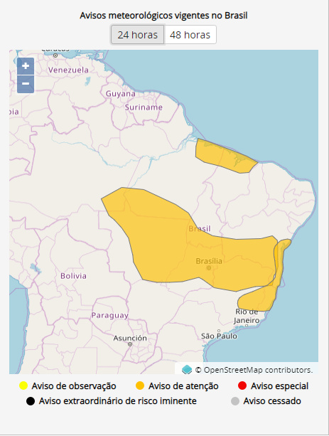 Instituto de Meteorologia alerta para a formação de ciclone na Bahia