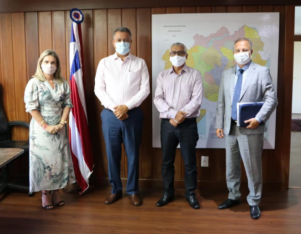 Governador, Ivana e Valtécio somam forças em prol da Unacon de Caetité