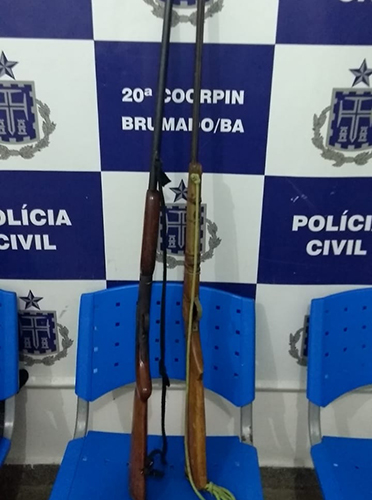 Polícia Civil prende em Brumado homem que ameaçou mulher e filhos com arma de fogo