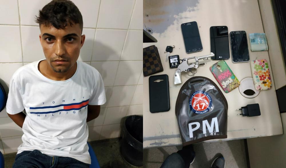 Homem é preso e menor de idade apreendido, acusados de assaltos em Guanambi 