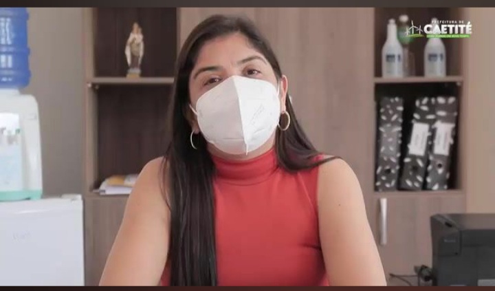 Verônica Barbosa comemora diminuição de casos ativos de Covid-19 em Caetité, mas faz alerta: “Não podemos ainda retomar a rotina de antes da pandemia”