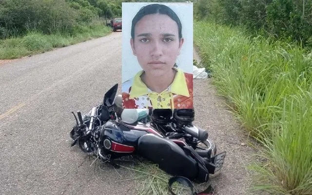 Mulher morre em acidente de moto na BA‑263, em Jacaraci
