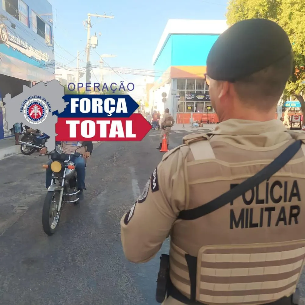 PM deflagra nova etapa da Força Total com reforço no policiamento em Guanambi
