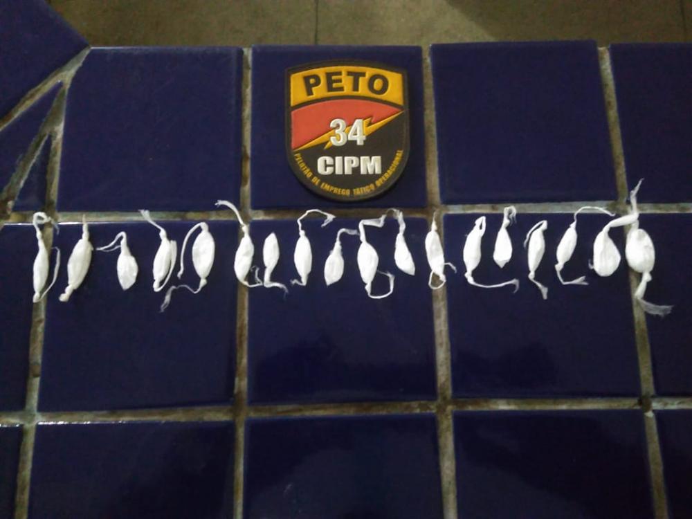 Polícia Militar apreende drogas durante ação em Brumado 