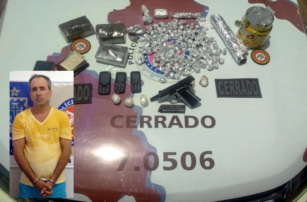 Homem morre em confronto com a Cipe Cerrado em Santa Maria da Vitória