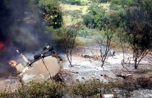 Motorista morre carbonizado após caminhão pegar fogo na BR-030