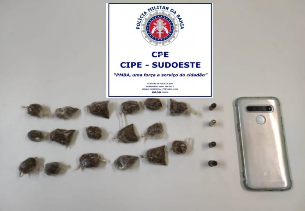 Igaporã: Homem é preso pelos crimes de homicídio e tráfico de drogas