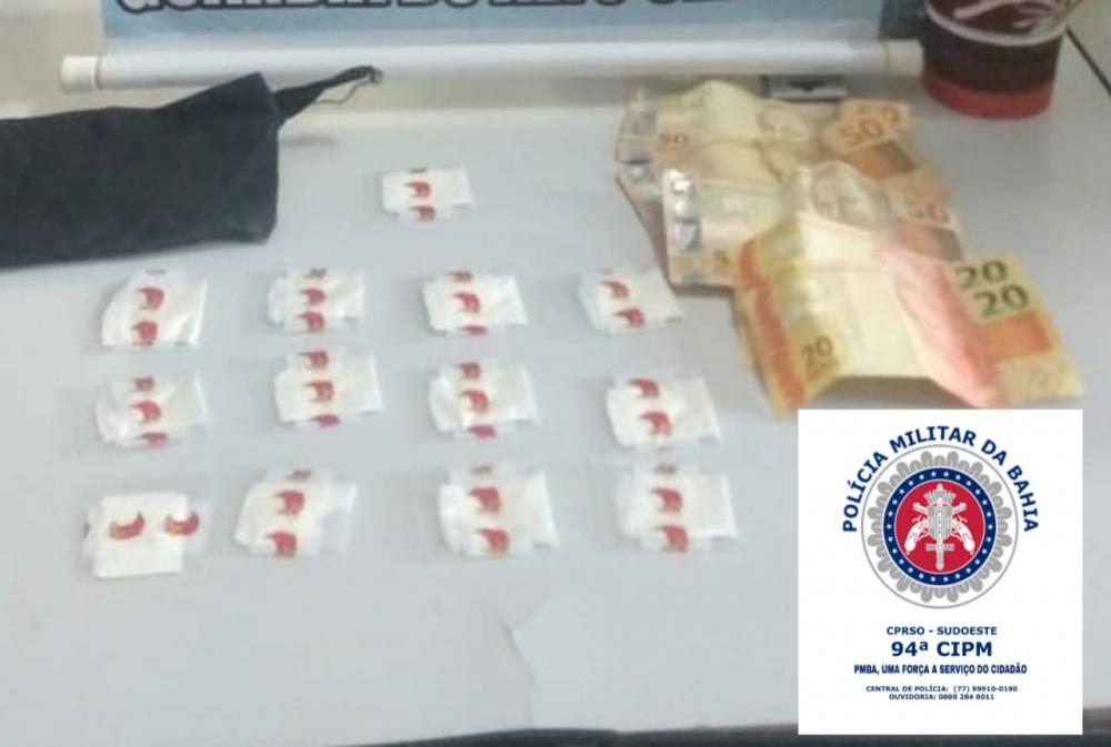 PM prende dois homens por envolvimento com tráfico de drogas em Tanque Novo