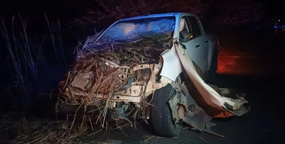 Homem morre após caminhonete bater em charrete na BA‑161, em Carinhanha