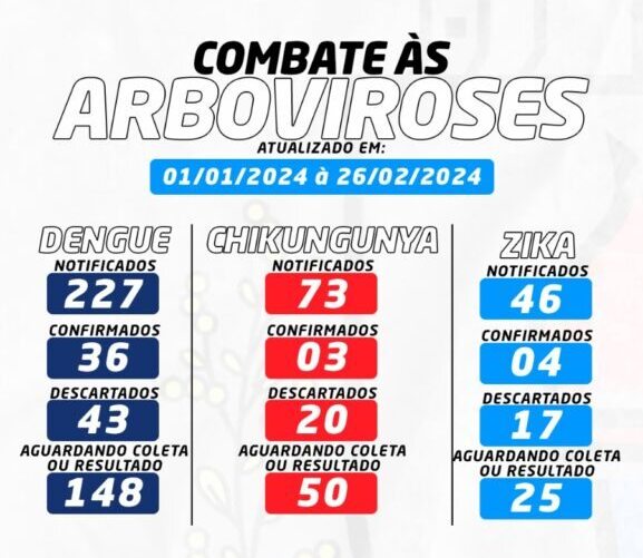 Guanambi registra quase 350 notificações de arboviroses em 2024