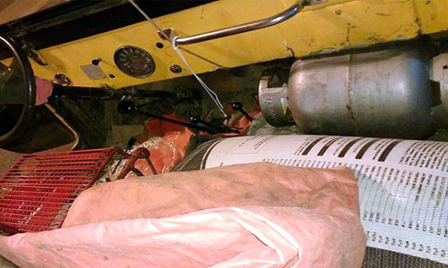 Motorista bêbado é preso com carro movido a gás de cozinha