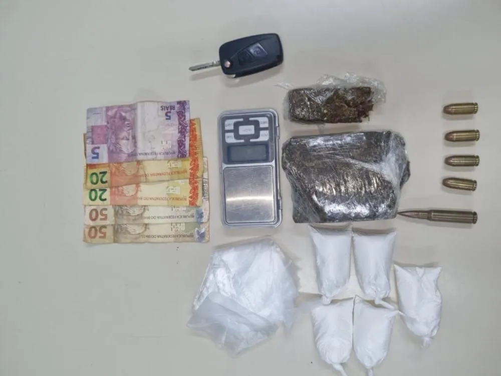 Homem é preso com drogas e munições na zona rural de Malhada