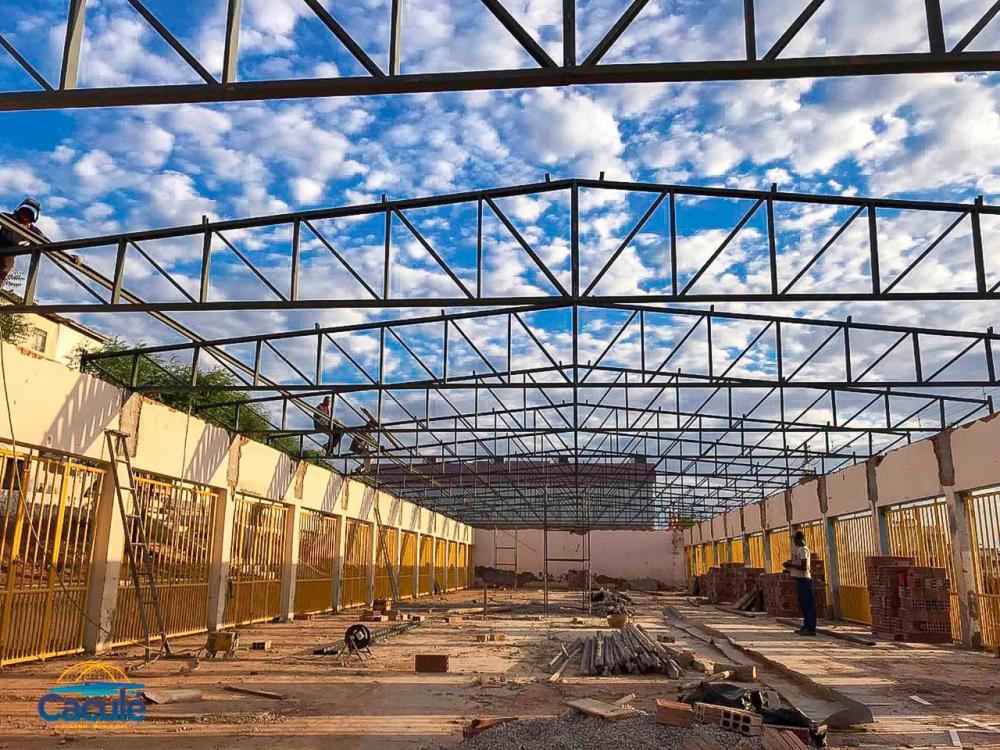 Caculé: cobertura metálica será instalada no mercado de verduras na Praça Deoclides Cardoso