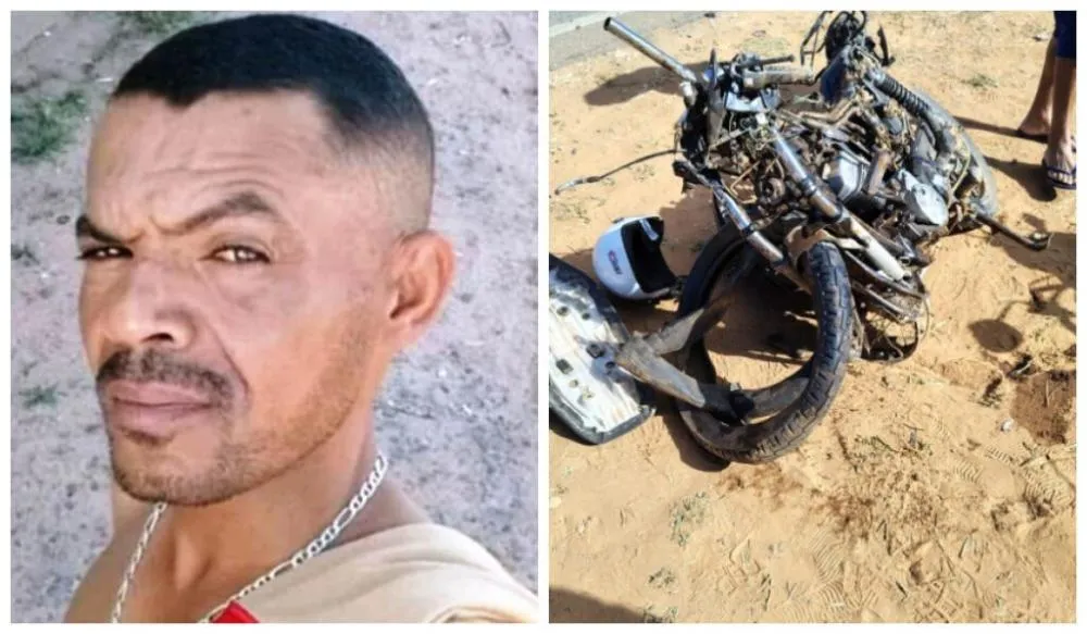 Homem morre após colisão entre moto e carro na BR-122 em Pindaí