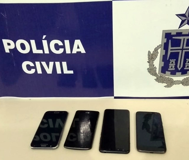 Brumado: Policia Civil recupera telefones celulares roubados e detém suspeitos 