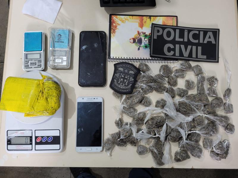 Brumado: Polícia prende em flagrante homem envolvido com tráfico de drogas