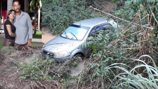 Casal morre após ter carro arrastado por correnteza em São Félix do Coribe