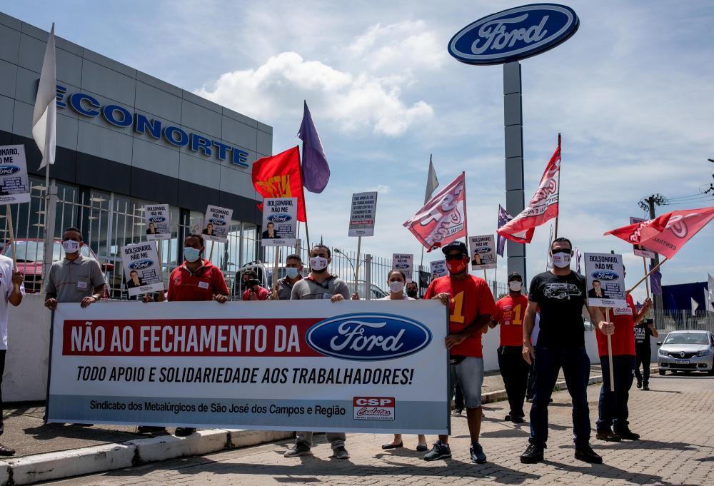 Um mês após anúncio da saída da Ford, Dieese estima perda de 124 mil postos de trabalho