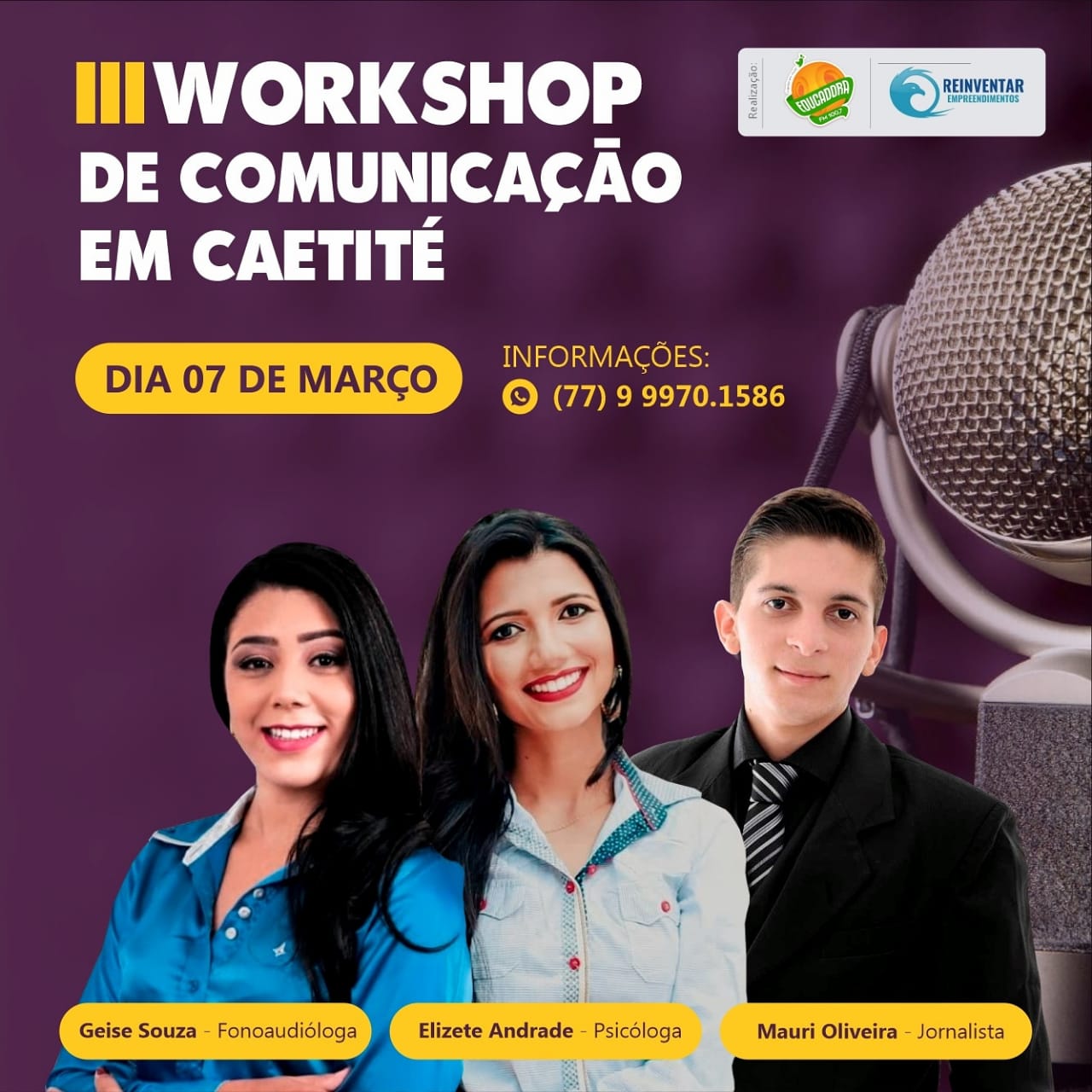 Caetité: III Workshop de Comunicação ocorrerá neste fim de semana