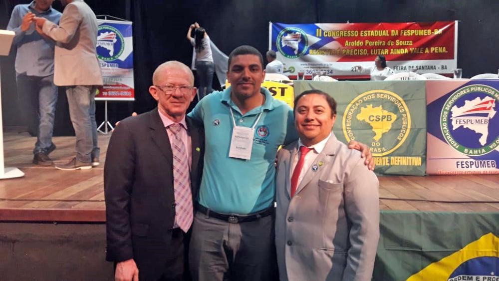 Presidente do SINDSERV- Caetité participa de Congresso Estadual em Feira de Santana
