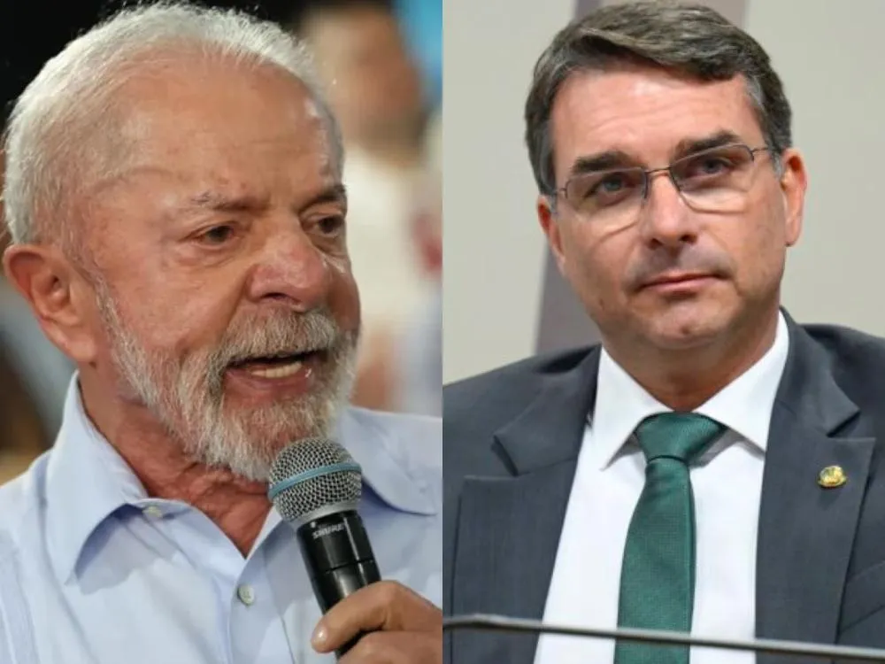 Empate entre Lula e Flávio Bolsonaro acirra disputa por eleitores fora da polarização