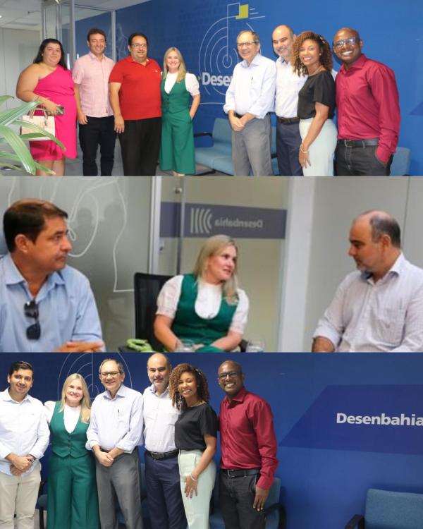 Deputada Ivana Bastos e prefeitos buscam investimentos na Desenbahia