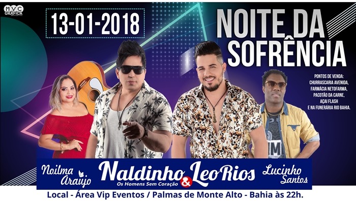 Palmas de Monte Alto: Dupla Naldinho & Léo Rios é confirmada para 13 de janeiro na 1ª ‘Noite da Sofrência’
