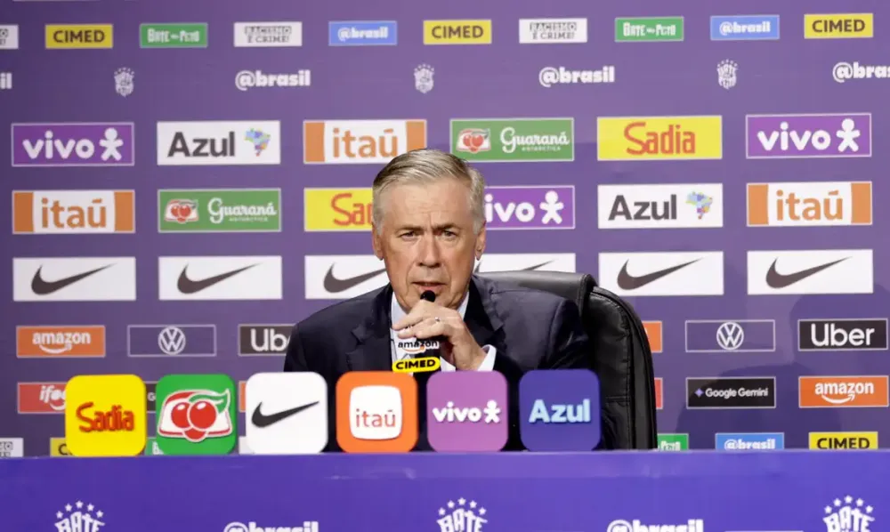 Ancelotti pede confiança na seleção para a Copa de 2026