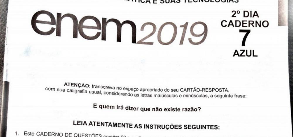 Enem: íntegra da prova vaza e circula em grupos do WhatsApp