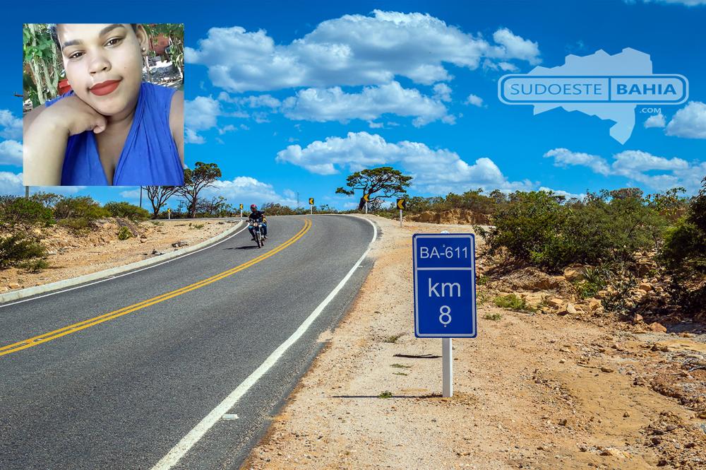 Caetité: Jovem morre após cair de motocicleta na BA-611, nas imediações do distrito de Brejinho das Ametistas