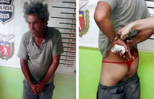 Acusado de tentativa de estupro usava calcinha fio dental