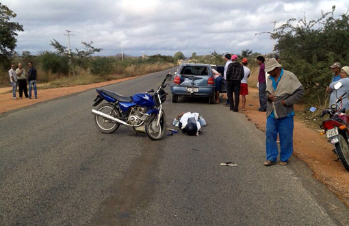 Caetité: Idoso de 79 anos morre em acidente de moto