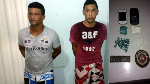 Dois homens são presos por tráfico de drogas em Sebastião Laranjeiras