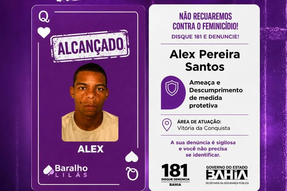  Acusado de perseguir ex-companheiras é capturado em Conquista