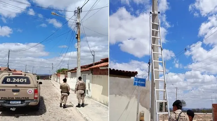 PM desmonta suposta central de monitoramento do tráfico e apreende câmeras em Aracatu
