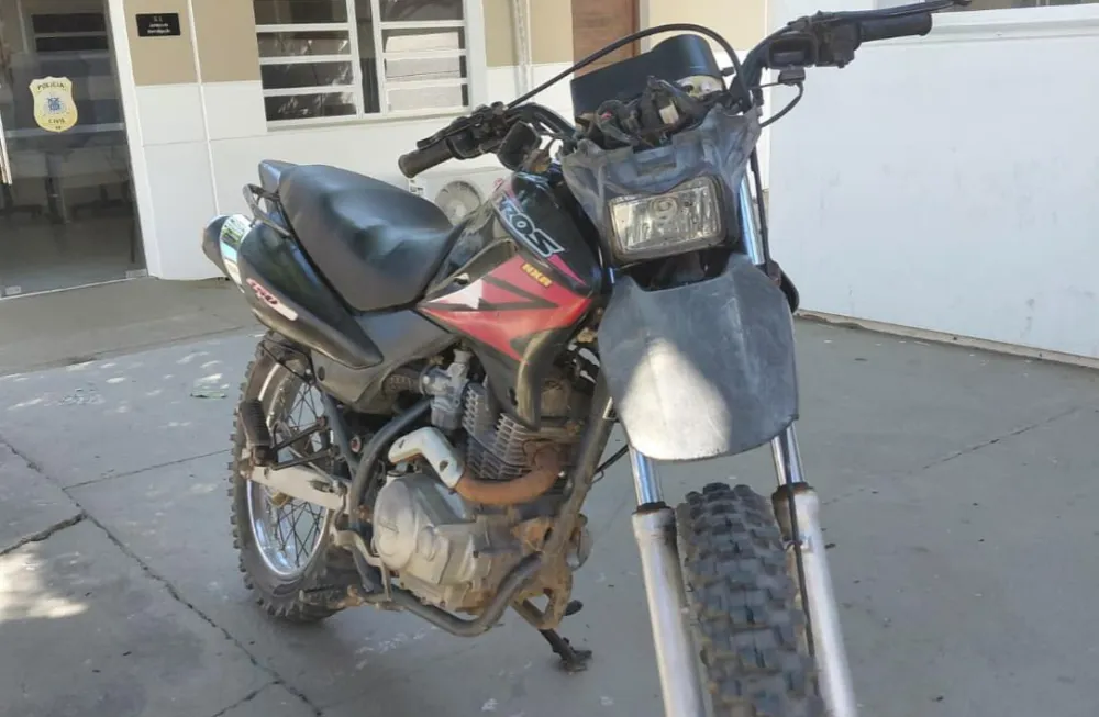 Motocicleta com sinais de adulteração é apreendida em Bom Jesus da Lapa