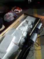 Região: PRF apreende 31 Kg de cocaína, skunk e maconha escondidos em caixa de som de caminhonete