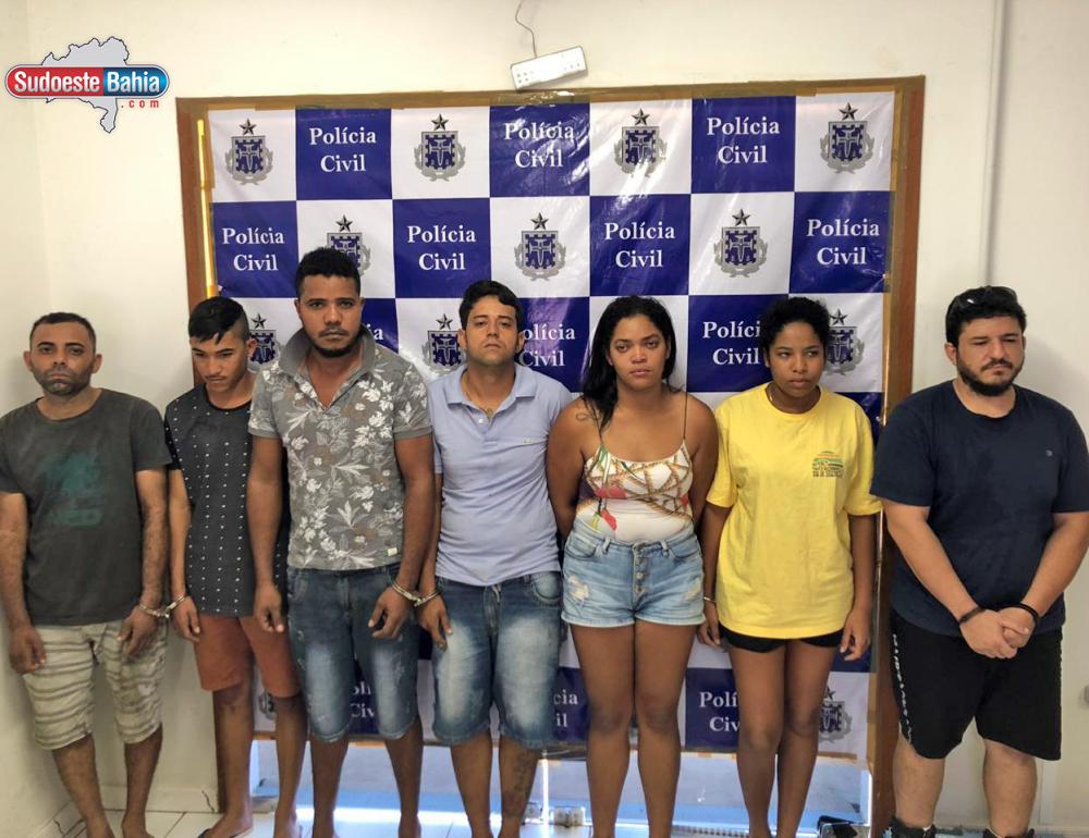 Bom Jesus da Lapa: Oito traficantes são presos em operação da Polícia Civil
