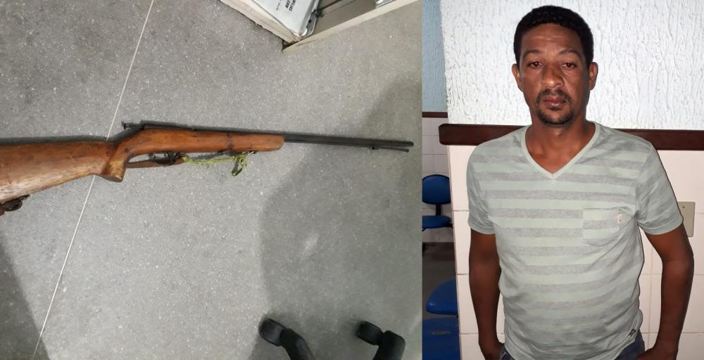 Homem é detido após ser acusado de atirar contra lavrador em Pindaí 