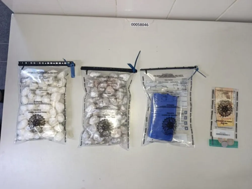 Rondesp apreende mais de 2 kg de drogas durante ação no bairro Monte Pascoal, em Guanambi