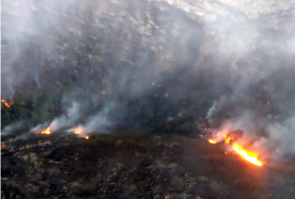 Incêndio na Chapada Diamantina é contido após chuvas desta terça-feira (22)
