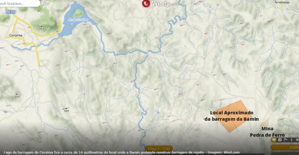 Barragem de rejeitos que pode ser construída pela Bamin entre Caetité e Pindaí causa inúmeras duvidas à população 