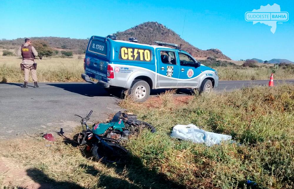 Guanambi: Homem morre após perder controle da motocicleta que conduzia na BA-573